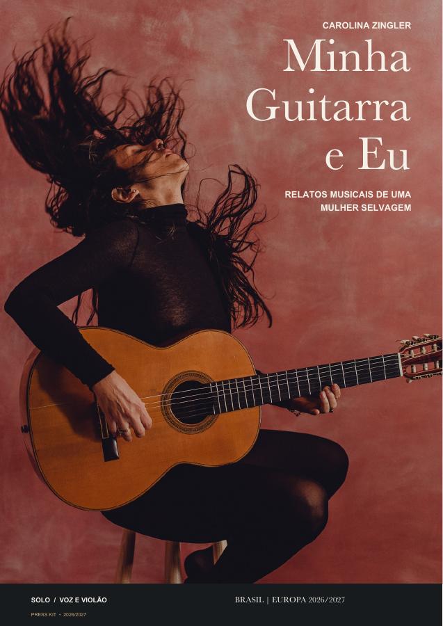 Capa do press kit do show Minha Guitarra e eu